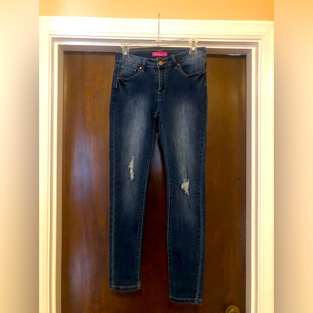 K’s more stretch jeans - size 5 - waist 28 inches - length is 36 inches